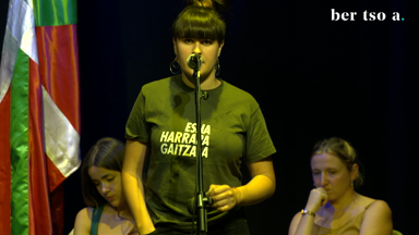 Ganbara. Azken aurreko puntua. Irati Alcantarilla.