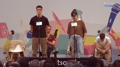 Zortziko handia. Martin Abarrategi eta Maddi Agirre.