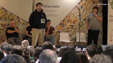 Zortziko handia. Josu Sanjurjo eta Patxi Castillo.