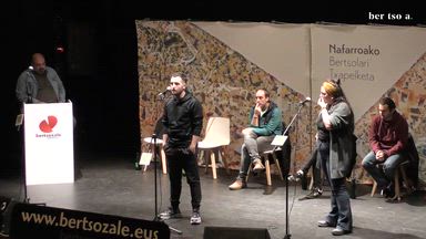 Zortziko handia. Kattin Madariaga eta Joanes Illarregi.