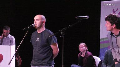 Zortziko handia. Karlos Aizpurua eta Aitor Servier.