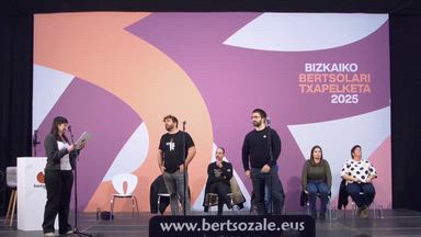 Hamarreko txikia. Mikel Goiriena eta Ibai Amillategi.