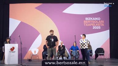 Zortziko txikia. Onintza Enbeita eta Mikel Goiriena.