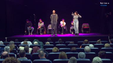 Amets Arzallus eta Irune Basagoiti. Bi parrandazale, korrika hasi berriak