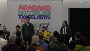 Zortziko handia. Martin Abarrategi eta Aroa Arrizubieta.