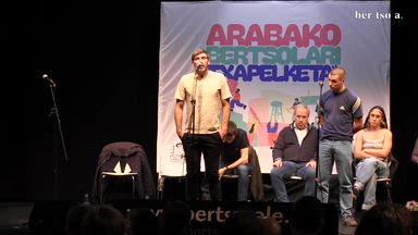 Zortziko handia. Asier Otamendi eta Danel Herrarte.