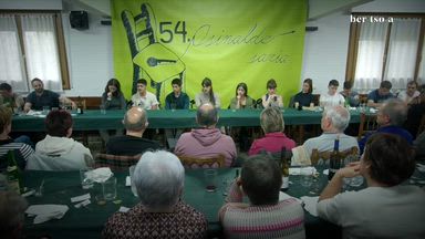 Zortziko handia. Eki Mateorena eta Iruri Altzerreka.