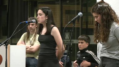 Zortziko Handia. Duna Urteaga eta Kattalin Arabolaza.