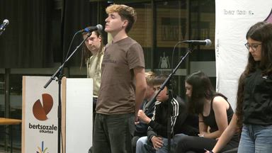 Zortziko handia. Urko Arakistain eta Inge Mitxelena.