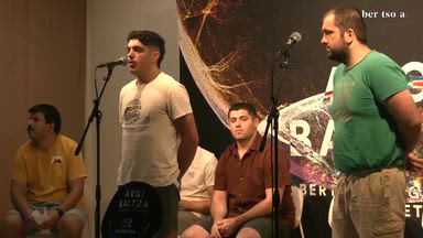 Zortziko handia. Eki Mateorena eta Eñaut Martikorena.