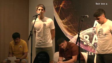 Hamarreko txikia. Andoni Rekondo eta Eki Mateorena.