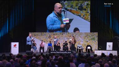 Zortziko handia. Eneko Lazkoz eta Sarai Robles.